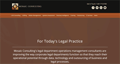 Desktop Screenshot of mosaic-consulting.com